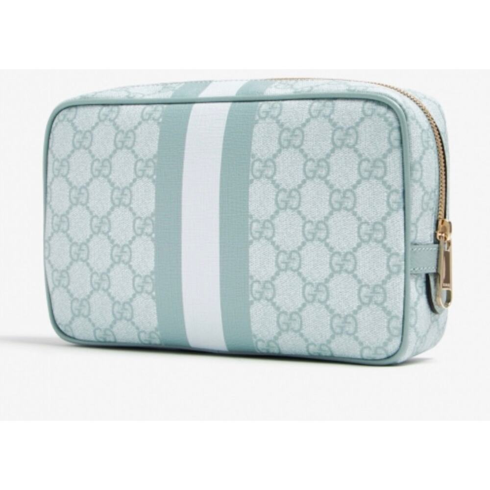 Gucci Ophidia GG Supreme Canvas & Leather Makeup Bag or Toiletry Bag NEW